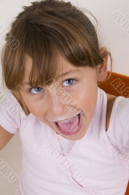 laughing sweet little girl