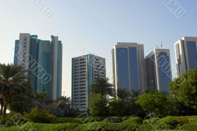 Modern buildings in Dubai