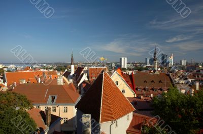 Old town skyline