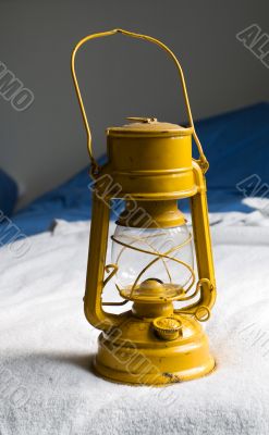 Old kerosene lamp