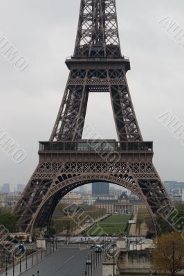 Part of Eiffel tower