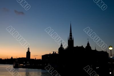 Silhouette of Stockholm