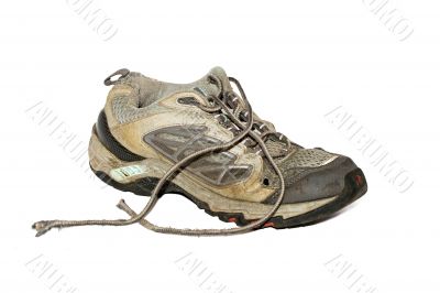 Old running shoe