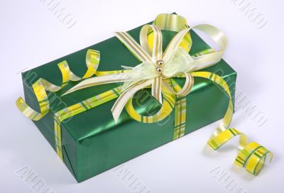 gift box with ribbon and bow