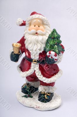 statuette of santa claus, christmas doll