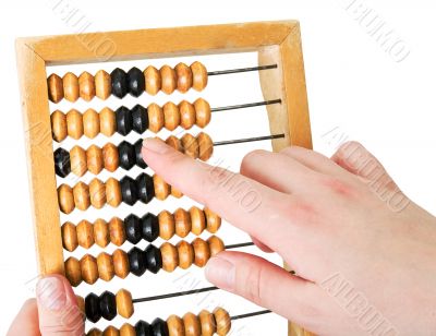 Wooden abacus