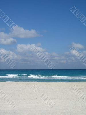 blue tropical ocean view