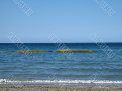 blue tropical ocean view