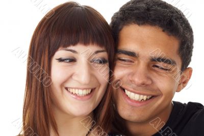 Happy loving couple