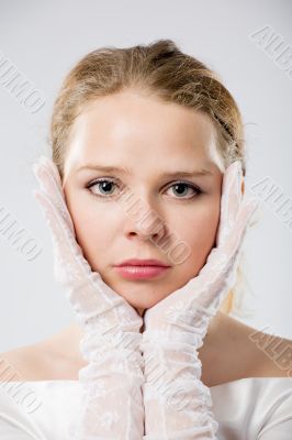 grey-eyed woman