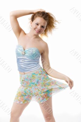 young happy woman