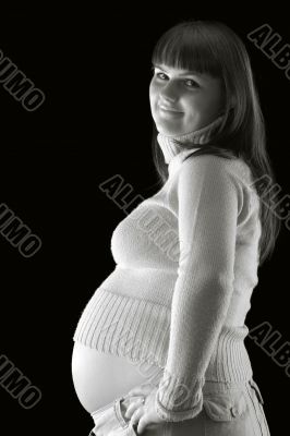 pregnant woman portrait