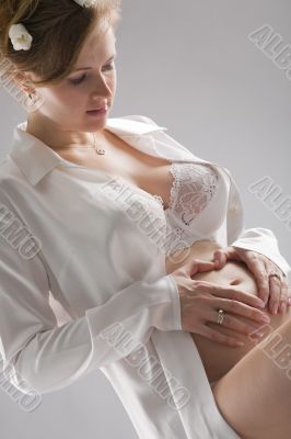 pregnant woman portrait