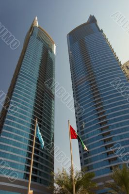 Modern buildings in Dubai