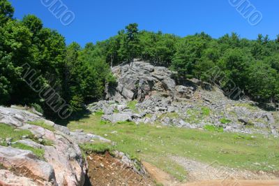 Mountain in national park
