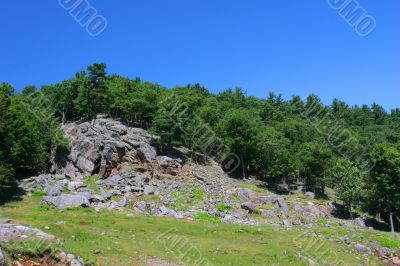 Mountain in national park