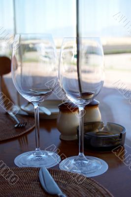 A nice semi-formal table setting.