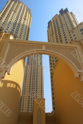 Modern buildings in Dubai