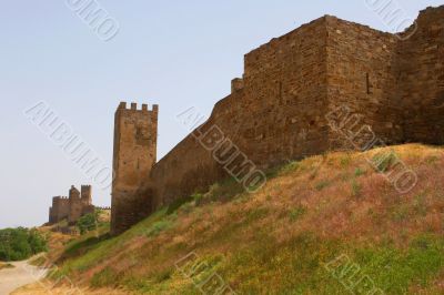 Wall of castle