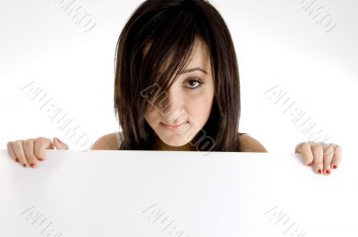 girl holding placard