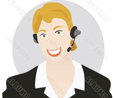Customer Support Woman