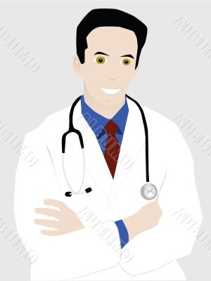Successful young doctor