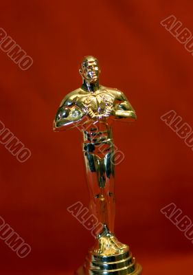 Oscar on red carpet