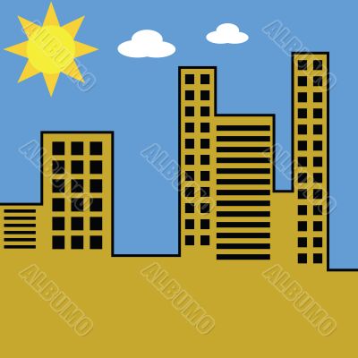 Cityscape by day