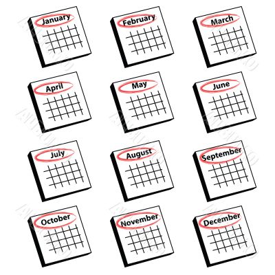 12-Month calendar