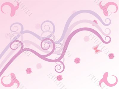 Pink spring background