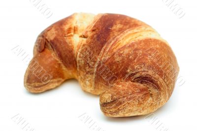 Italian brioche or french croissant