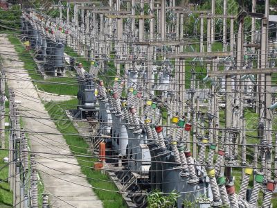 The electric high-voltage transformers