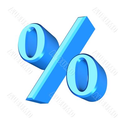 3D percent character