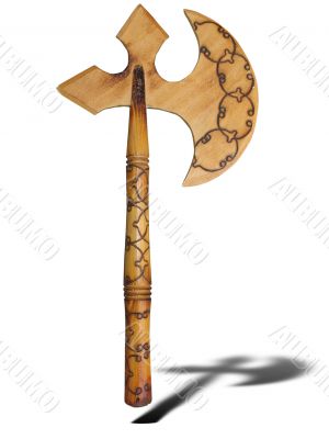 Souvenir wooden axe