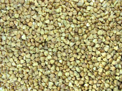 Foodstuff cereal close up buckwheat brown background