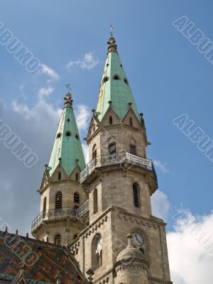 Cathedral towers