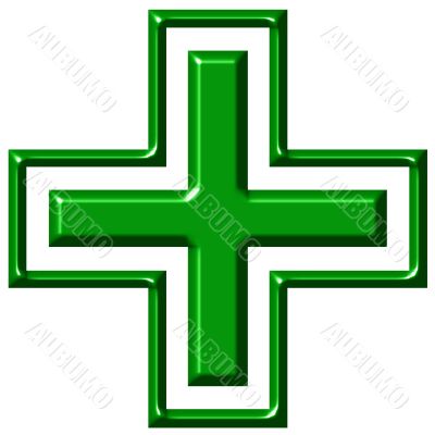 3D Pharmacy Cross