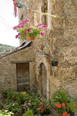 Calascio, old village in Abruzzi