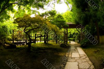 Gate, Japanese Garden