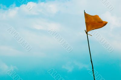 Flag in wind