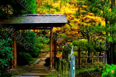 Gate to Japanese Garden