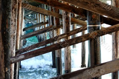Piling Under Pier