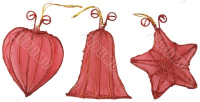 Cristmas tree antique decorations