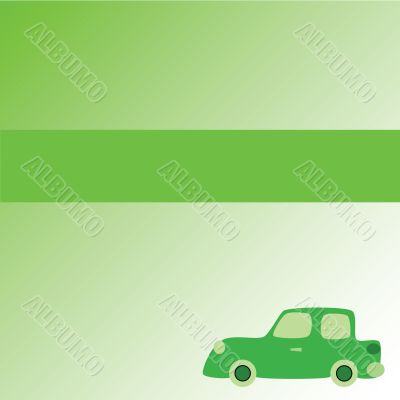 Green car