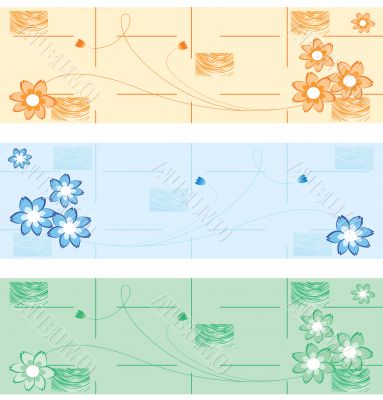 Decorative flowers/Background