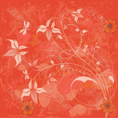 Decorative flowers/Background