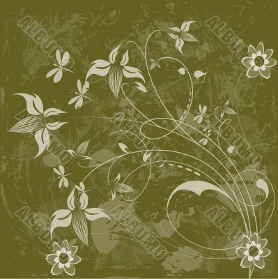Decorative flowers/Background
