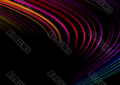 rainbow corner black