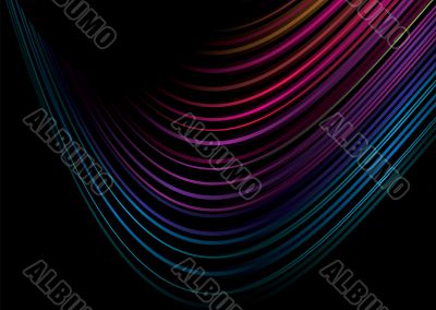 rainbow crazy swirl