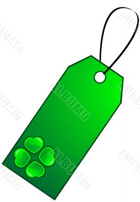 Gift tag Clover